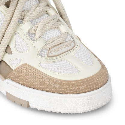 LV Skatesneakers Beige Dames