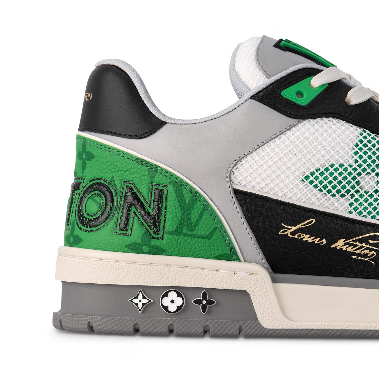 LV Trainer Zwart/Groen Klittenband