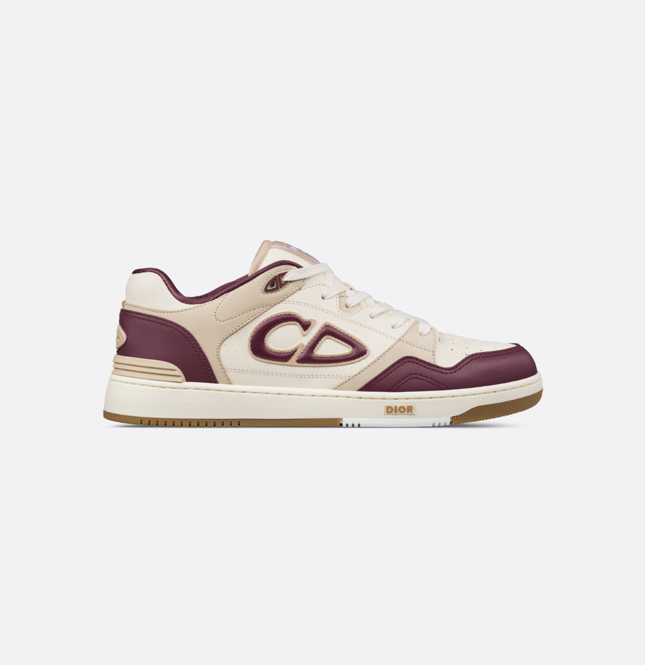 Dior B57 Low Top Sneaker | Bordeaux Creme