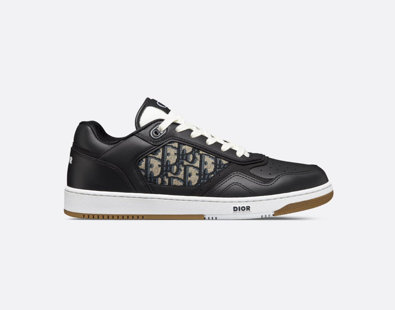 Dior B27 lage sneakers | zwart-wit