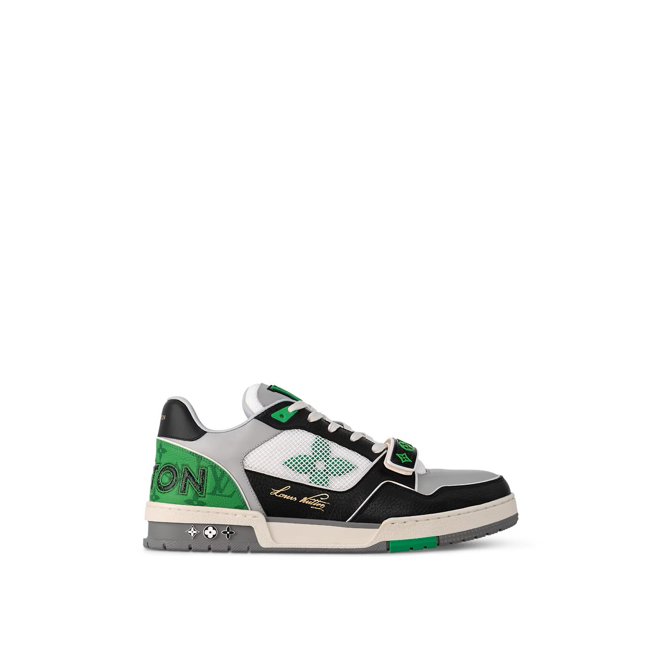 LV Trainer Zwart/Groen Klittenband