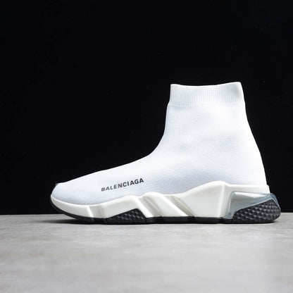 Balenciaga Snelheidstrainer Wit/transparant