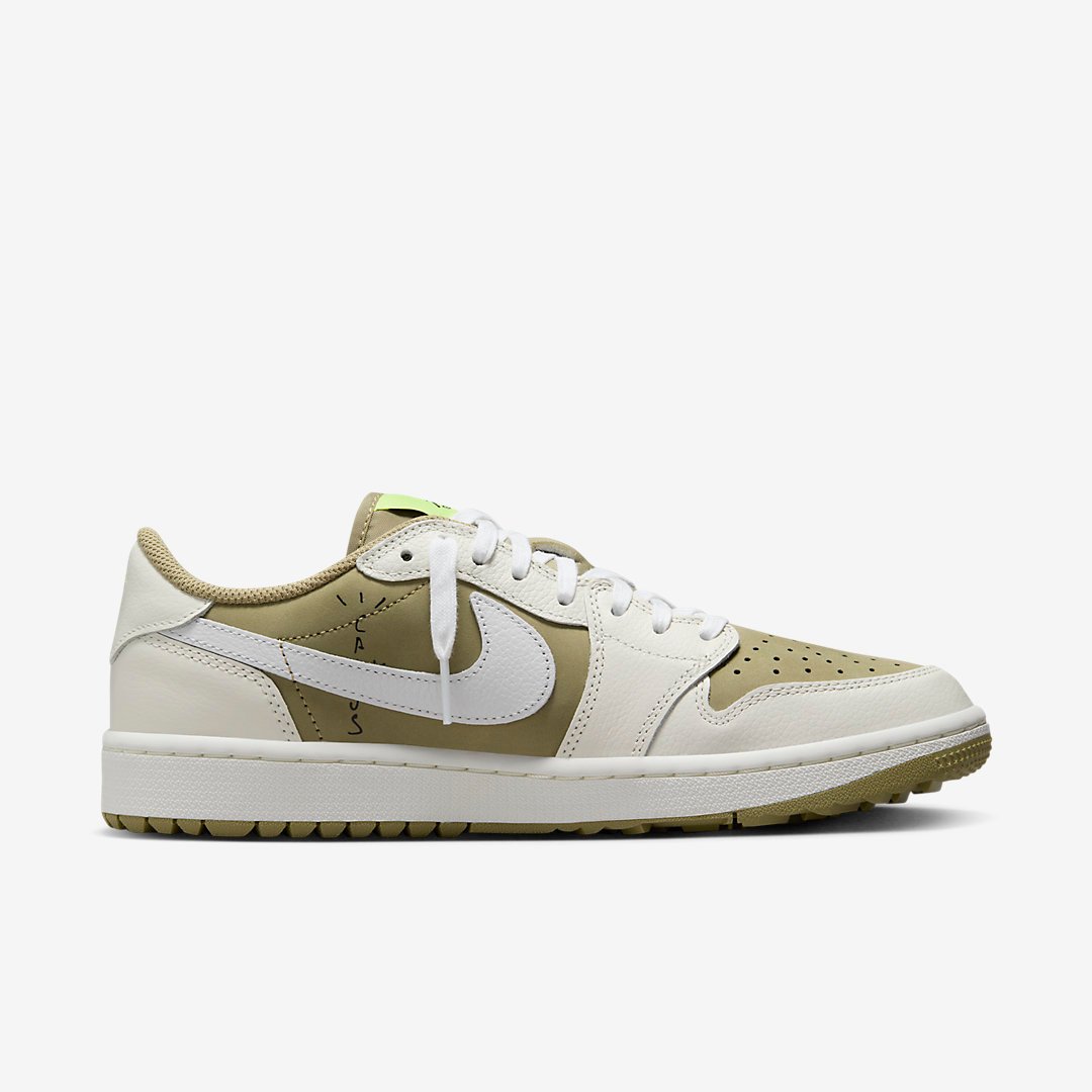 Air Jordan 1 Low x Travis Scott 'Golf Neutral Olive'