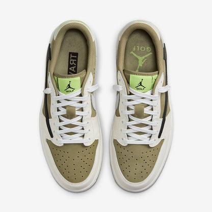 Air Jordan 1 Low x Travis Scott 'Golf Neutral Olive'